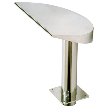 Chrlič - Půlměsíc široký,Š380 mm,připojení 75 mm,AISI 316,proud nahoru