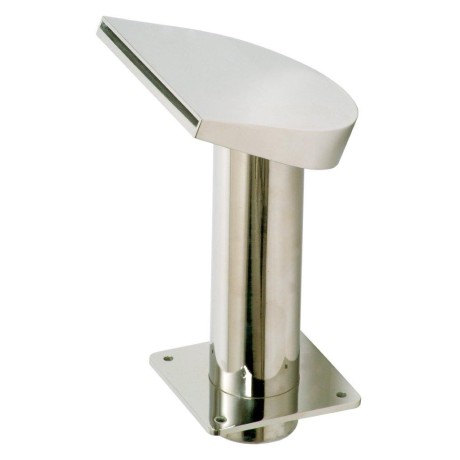 Chrlič - Půlměsíc nízký,Š200 mm,připojení 75 mm,AISI 316,proud nahoru