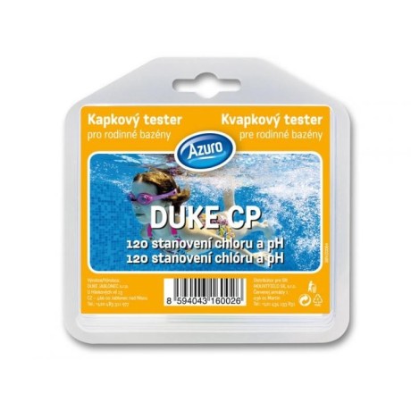 Kapkový tester na chlor a pH