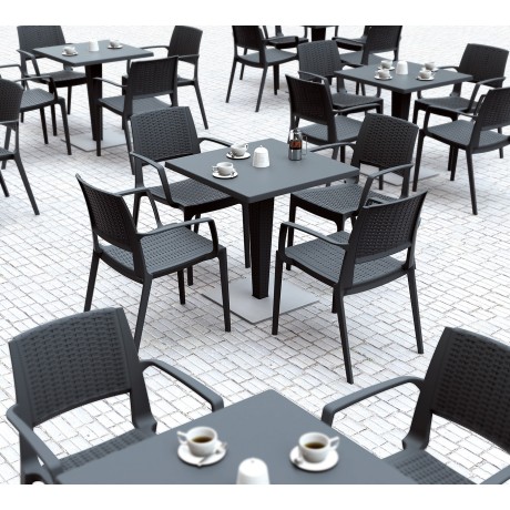 SIESTA EXCLUSIVE; Stůl RIVA hnědý