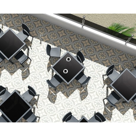 SIESTA EXCLUSIVE; Stůl BALI hnědý