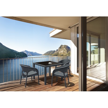 SIESTA EXCLUSIVE; Stůl BALI hnědý