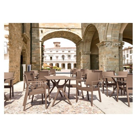 SIESTA EXCLUSIVE; Stůl IBIZA 140 hnědý