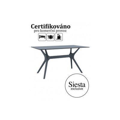 SIESTA EXCLUSIVE; Stůl IBIZA 140 hnědý