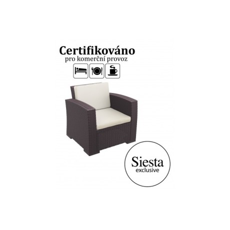 SIESTA EXCLUSIVE; Výstelka zádová MONACO béžová