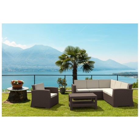 SIESTA EXCLUSIVE; Podsedák ARUBA béžový