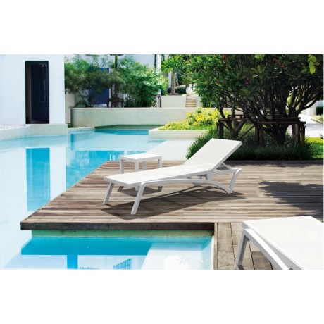 SIESTA EXCLUSIVE; Stolek OCEAN SIDE bílý