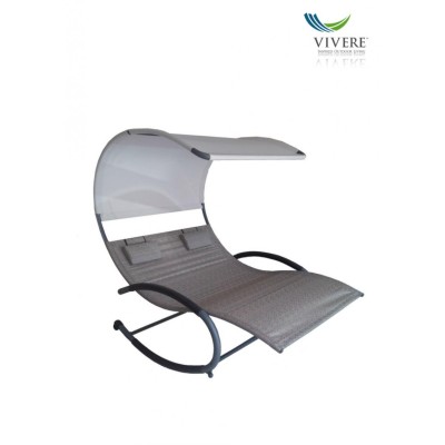 Vivere - Double Chaise Rocker # Sienna
