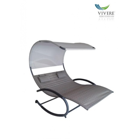 Vivere - Double Chaise Rocker # Sienna