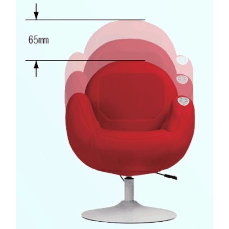 Masážní křeslo HANSCRAFT Lora - hnědé