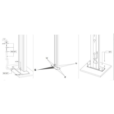 Solární sprcha HAPPY GO černá - 23 l