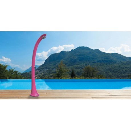 Solární sprcha s oplachem nohou COBRA černá