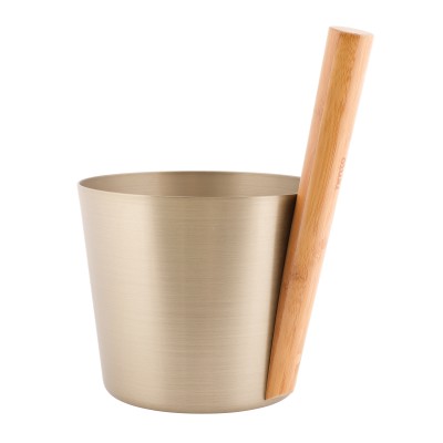 RENTO Saunový kbelík AL 5 l, šampáň