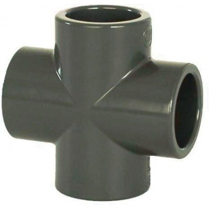 PVC tvarovka - Kříž 40 mm