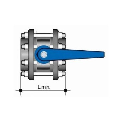 Uzavírací klapka s přírubou 125 mm