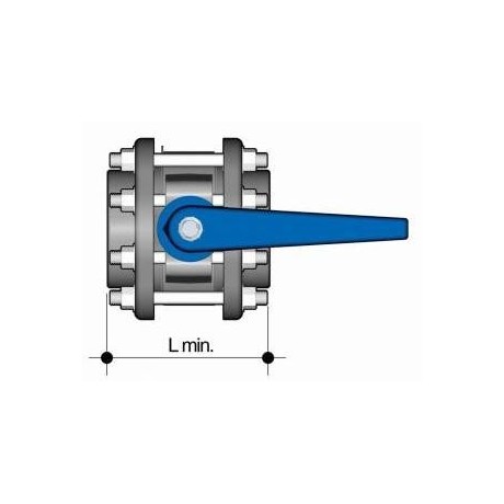 Uzavírací klapka s přírubou 200 mm