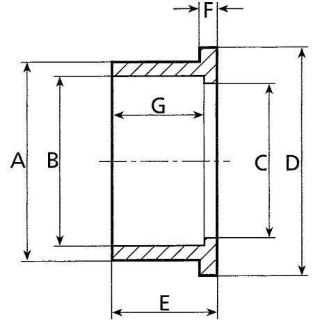Manžeta pro přírubu 50 mm