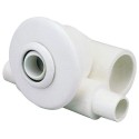 Hydromasážní tryska - Minitryska 24 ABS (bílá), d otvoru 23 mm