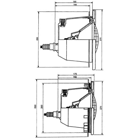 Podvodní světlomet Design 300 W - pro fólii