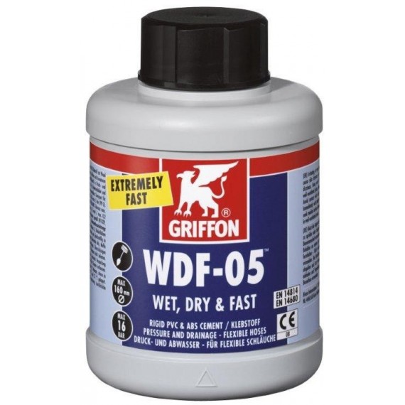 Griffon WDF05, PVC lepidlo 250 ml se štětcem pro flexi hadice