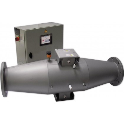 UV Sterilizátor středotlaký MP 140 TS, 3 kW, DN200