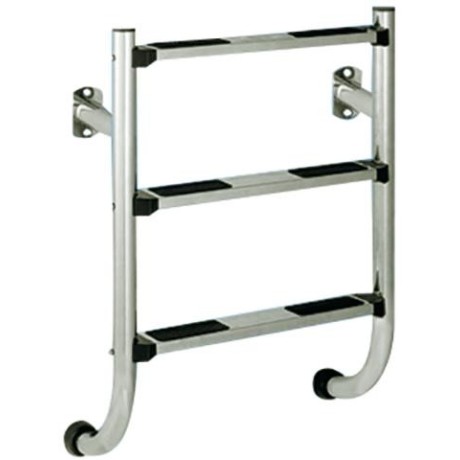 Žebřík nerez dvoudílný -- 2 stupně (kotvení přírubou), spodní díl; AISI 316 