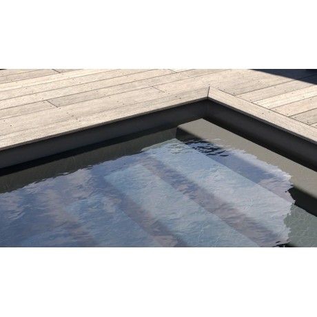 Fólie pro vyvařování bazénů - AVfol Master - Antracit; 1,65m šíře, 1,5mm, metráž