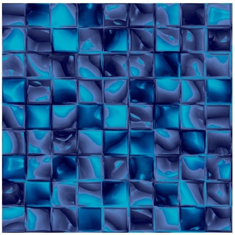 Fólie pro vyvařování bazénů - AVfol Decor - Mozaika Electric; 1,65m šíře, 1,5mm, metráž