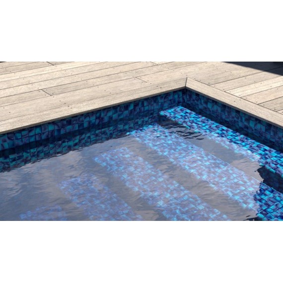 Fólie pro vyvařování bazénů - AVfol Decor - Mozaika Electric; 1,65m šíře, 1,5mm, metráž
