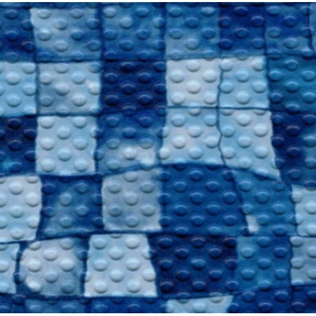 Fólie pro vyvařování bazénů - AVfol Decor Protiskluz - Mozaika Aqua Disco; 1,65m šíře, 1,5mm, metráž