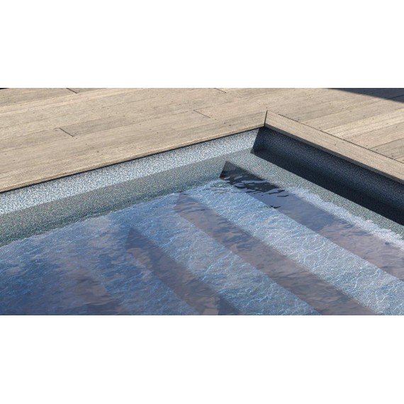 Fólie pro vyvařování bazénů - AVfol Decor Protiskluz - Ocean Stone; 1,65m šíře, 1,5mm, metráž