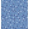 Fólie pro vyvařování bazénů - AVfol Decor Protiskluz - Mozaika Modrá; 1,65m šíře, 1,5mm, metráž 