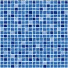 Fólie pro vyvařování bazénů - AVfol Decor - Mozaika Modrá; 1,65m šíře, 1,5mm, 25m role
