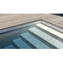 Fólie pro vyvařování bazénů - AVfol Relief - 3D White Marmor, 1,65m šíře, 1,6mm, metráž