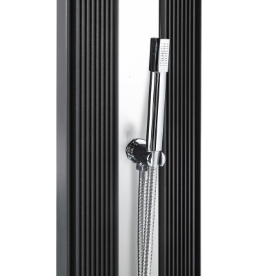 Solární sprcha DADA CURVE antracit/inox