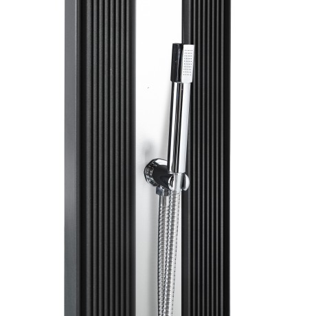 Solární sprcha DADA CURVE antracit/inox