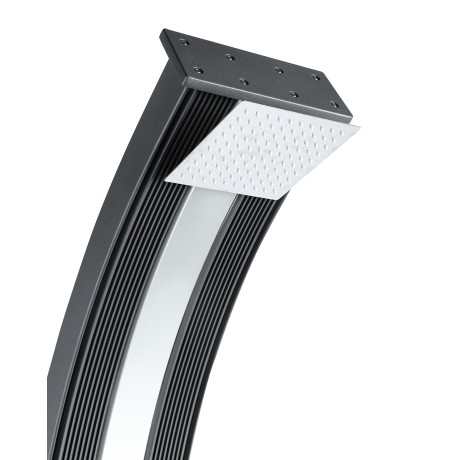 Solární sprcha DADA CURVE antracit/inox