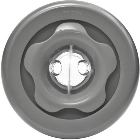 Vtoková tryska Duo 2x8mm ABS - Šedá