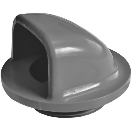 Vtoková tryska - Mušle R 11/2" ABS - Šedá