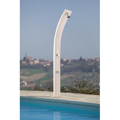 Solární sprcha s oplachem nohou SPRING černá