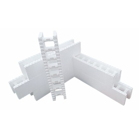 Polystyrenová tvárnice 1200x250x250mm - koncová