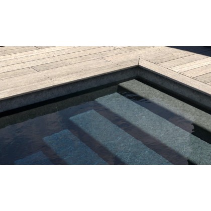 Fólie pro vyvařování bazénů AVfol Relief - 3D Granit Grey, 1,65m šíře, 1,6mm, 20m role