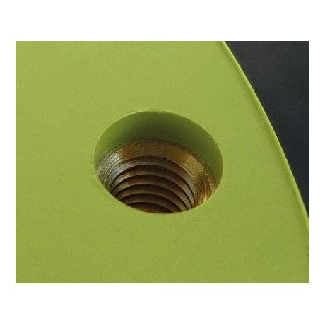 Průchod stěnou bazénu pro světlo - s mosaznými zástřiky