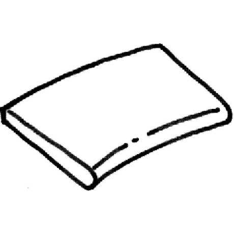 Dlažba Ardoise - oblouk int., R 1000