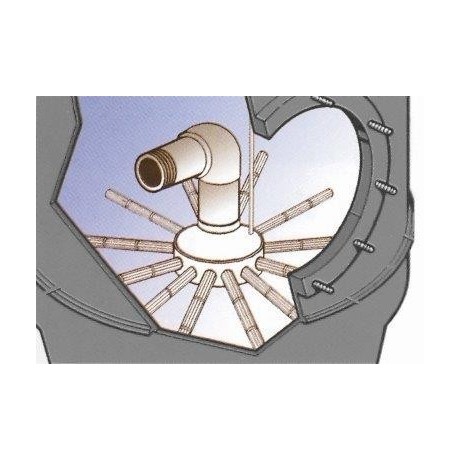 Filtrační nádoba Altea 1,2 m - hloubkovrstvá s filtračním křížem (hl. písk. lože 1,2 m)