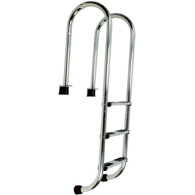 Žebřík nerez Muro (Slim) s pouzdrem 5 stupňový, AISI 304