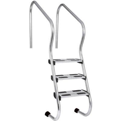 Žebřík nerez Ergo s pouzdrem 4 stupňový, AISI 316