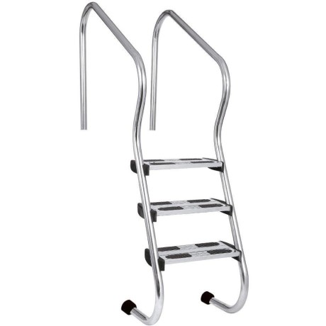 Žebřík nerez Ergo s pouzdrem 4 stupňový, AISI 316