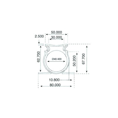 Napojení odtoku pro odvodňovací žlábek