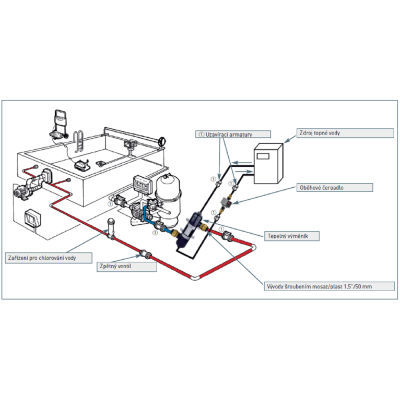 Tepelný výměník OVB 250, 73,0 kW, (64 000 kcal.)